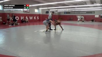 184 lbs Cons. Round 3 - Colin Buton, St. Ambrose University vs Aiden Sanchez, Coe