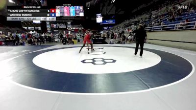175 lbs Cons. Sub-quarters - Arkail Griffin-Edwards, IL vs Andrew Rubino, NE
