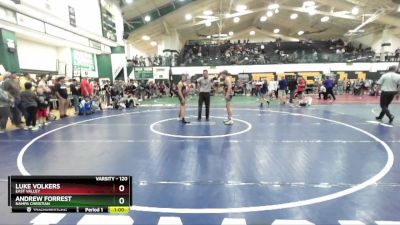 120 lbs Cons. Semi - Andrew Forrest, Nampa Christian vs Luke Volkers, East Valley