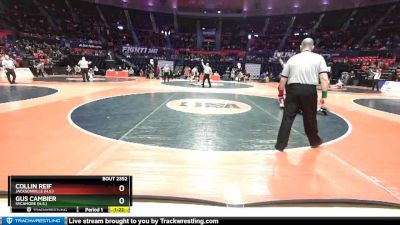 2A 152 lbs Cons. Semi - Gus Cambier, Sycamore (H.S.) vs Collin Reif, Jacksonville (H.S.)