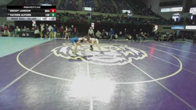 126 lbs Round Of 16 - Brody Lawson, Broome vs Kayden Alford, Loris