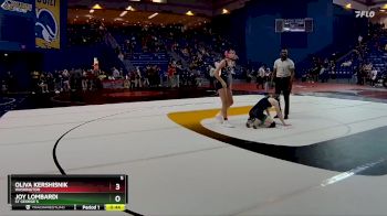 125 lbs Cons. Round 2 - Oliva Kershisnik, Washington vs Joy Lombardi, St George`s