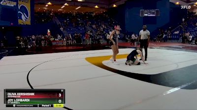 125 lbs Cons. Round 2 - Oliva Kershisnik, Washington vs Joy Lombardi, St George`s