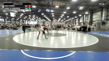 142 lbs Rr Rnd 2 - Noah Curren, All-American Wrestling Club MS vs Lionel "LJ" Anderson, Terps Xtreme MS