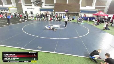 62 lbs Champ. Round 1 - Ivan Rivera, Salem Elite Mat Club vs Oscar Huffman, Cowboy Mat Club