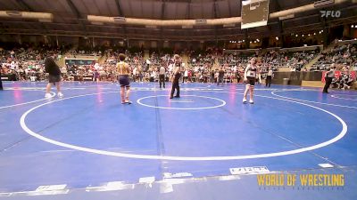 130 lbs Quarterfinal - Levi Bullerman, Malvern Wrestling Club vs Caden Russell, Team Tulsa Wrestling Club