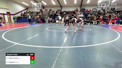 100 lbs Quarterfinal - Hadlee McFarland, Sallisaw HS vs Grace Halbert, Berryhill High School