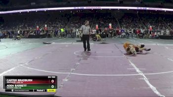 D4-150 lbs Cons. Round 2 - Aden Barrett, Hudson Area HS vs Carter Bradburn, Whitmore Lake HS