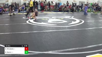 40-B lbs Consi Of 8 #2 - Greyson Mirabella, PA vs Brenson Baron, WV