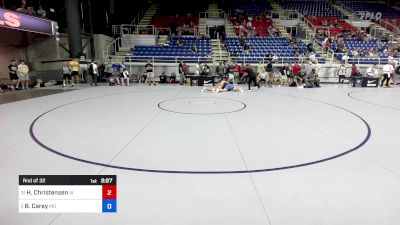 215 lbs Rnd Of 32 - Henry Christensen, IA vs Brennan Carey, MO