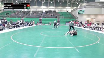 113 lbs Round 1 (16 Team) - Owen Cash, Brookwood vs Jet Shaul, Hillgrove