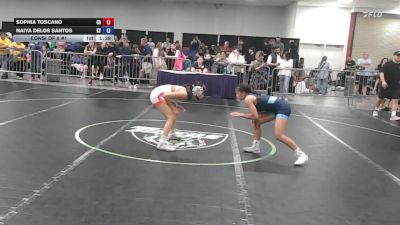 100 lbs Consi Of 8 #1 - Sophia Toscano, CA vs Naiya Delos Santos, KY
