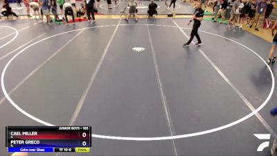 165 lbs Cons. Round 4 - Cael Miller, IL vs Peter Greco, IL