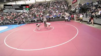 3A 125 lbs Quarterfinal - Serenitee Bushnell, Canyon View vs Emma Parker, Carbon