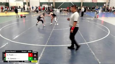 125 lbs Cons. Round 2 - Aaron Zamora, Adams State vs Saoul Prado, Baker (Kan.)