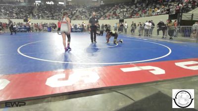 120 lbs Consi Of 16 #2 - Melody Pendarvis, Midwest City MS vs Aryzona Cummings, Mojo Grappling Academy