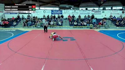 134 lbs Semis (4 Team) - Adden Jarman, Mesa High School vs Romeo Chavez, Santa Cruz Valley Union High School