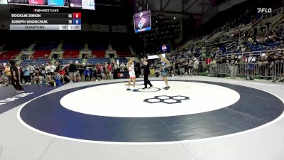 120 lbs Quarters - Rocklin Zinkin, CA vs Joseph Uhorchuk, TN