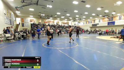 215 lbs Champ. Round 2 - Derek Martinez, La Mirada vs Cesar Moreno, Cerritos