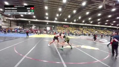 215 lbs Cons. Semi - Reuben Kinzer, Broadus Wrestling Club vs Dalton Herley, St. Mary`s Cardinals WC