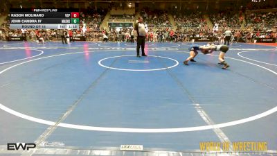 70 lbs Round Of 16 - Kason Molinaro, Valiant Prep vs John Cambra IV, Mat Assassins