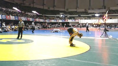 132 lbs Semis & Wb (16 Team) - Hayden Barber, Mills Godwin vs Samonte Austin, Kings Fork