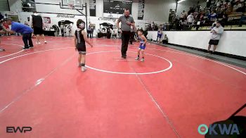 45 lbs Quarterfinal - Dante Perez, Tiger Trained Wrestling vs Cutter Mitchell, Wyandotte Youth Wrestling
