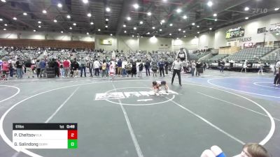 61 lbs Consi Of 4 - Platon Cheltsov, Elk Grove Wr Ac vs Grayson Salindong, Durham Elite