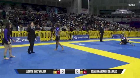 Eduarda Andrade De Araujo vs Lucette Emily Walker 2025 Pan IBJJF Jiu-Jitsu No-Gi Championship