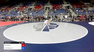 165 lbs Cons 32 #1 - Brandon Ploehn, UT vs Merrik Murray, MO