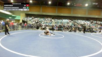 126 lbs Quarterfinal - Aaron Meza, Esperanza vs Abraham Coronado, McQueen