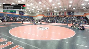 165 lbs Cons. Round 1 - Blake Delsman, Wisconsin - Platteville vs Riley Gutierrez, Arcadia