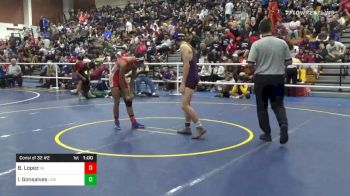 126 lbs Consolation - Brandon Lopez, Santa Ana vs Lucas Gonsalves, Lemoore