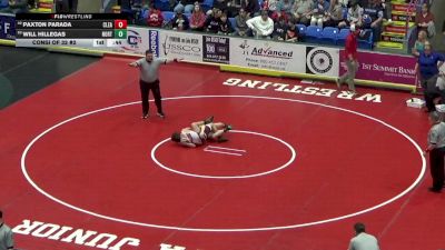 117 lbs Consi Of 32 #2 - Paxton Parada, Clearfield vs Will Hillegas, North Hills