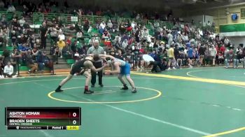 138 lbs Champ. Round 2 - Braden Sheets, CENTRAL CROSSING vs Ashton Homan, MONROEVILLE