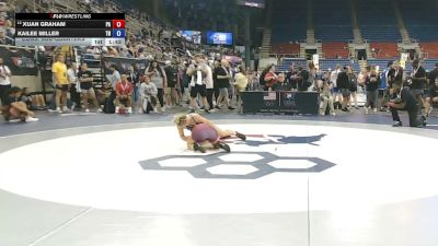 120 lbs Cons. Sub-quarters - Xuan Graham, Pennsylvania vs Kailee Miller, Tennessee