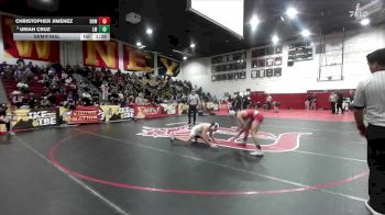 120 lbs Semifinal - Uriah Cruz, La Mirada vs Christopher Jimenez, Downey