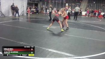 100 lbs Cons. Semi - Halle Ball, Team Nebraska vs Kaelyn Alleman, Team Utah