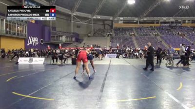 180 lbs Round 1 (16 Team) - Andjela Prijovic, Grand View vs Saiheron Preciado-meza, University Of The Cumberlands