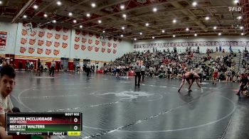 165 lbs Cons. Round 4 - Hunter McCluggage, West Holmes vs Beckett Walters, Perrysburg