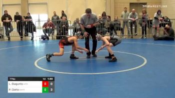 77 lbs Semifinal - Luca Giagunto, Apex MS vs Paolo Ciatto, Empire MS