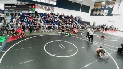 67 lbs 3rd Place Match - Harley Seide, Reign Wrestling Club vs Ray Lopez, Pounders Wrestling Club