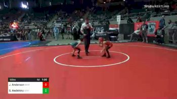 50 lbs Prelims - Jaelyn Anderson, Nebraska Wrestling Academy vs Grace Nedelsky, Contenders Wrestling