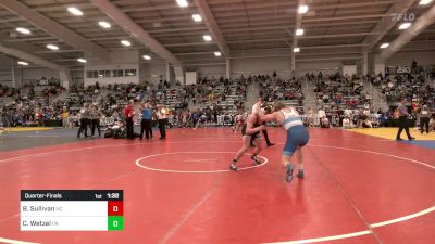 170 lbs Quarterfinal - Brock Sullivan, NC vs Connor Wetzel, PA
