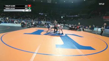 5A Boys 132 lbs Cons. Round 2 - Drew Lucas, Hood River Valley Boys vs Philip Alger, Crater Boys