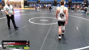 190 lbs Round 3 - Kaleb Berggren, Broken Bow vs John Kant, Augusta