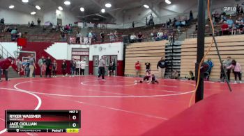 80-88 lbs Cons. Semi - Ryker Wassmer, Wadesville vs Jace Cicillian, Hobart WC