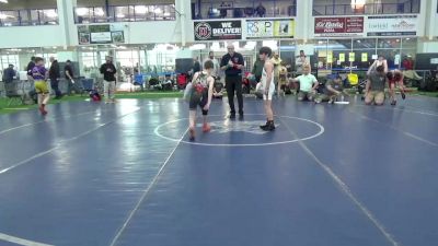 90 lbs Round 1 - Landen Hawes, EP Rattlers vs Tadoka Parker, Untouchables 12u