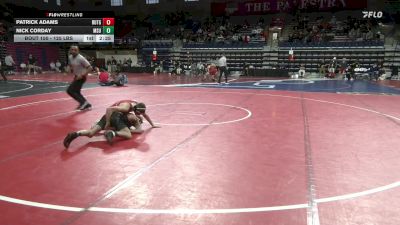 125 lbs Consi Of 8 #1 - Patrick Adams, Rutgers vs Nick Corday, Michigan State