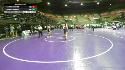 125 lbs Semifinal - Sara Sanchez, Tulare Western vs Rianna Bernal, Lemoore